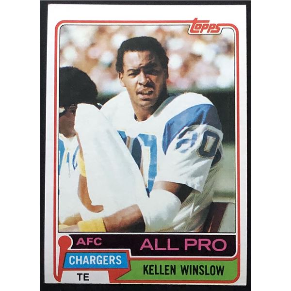 1981 TOPPS KELLEN WINSLOW (HOF) ROOKIE CARD