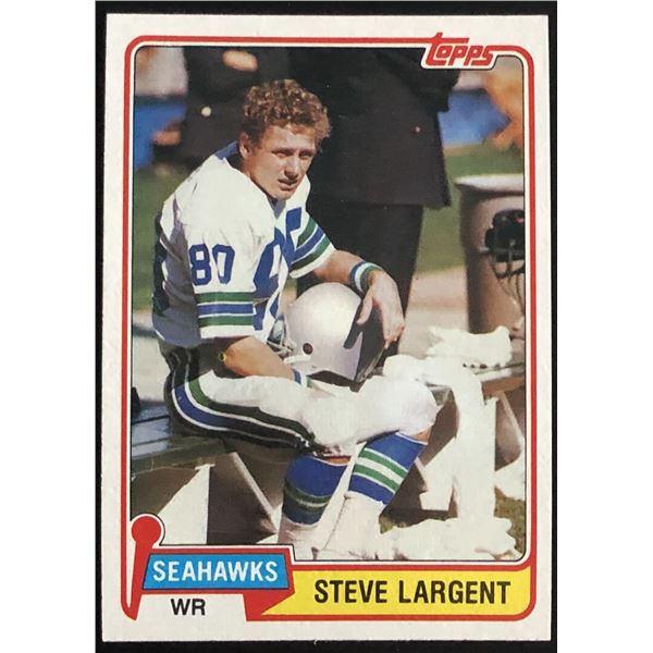 1981 TOPPS STEVE LARGENT (HOF)
