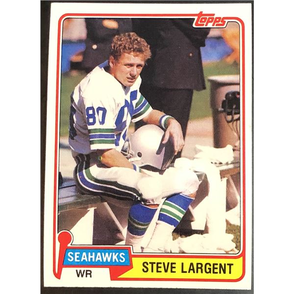 1981 TOPPS STEVE LARGENT (HOF)