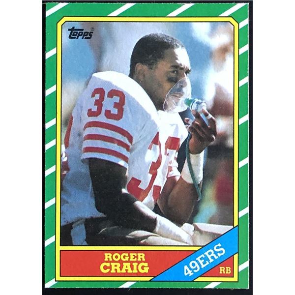 1986 TOPPS ROGER CRAIG (HOF)