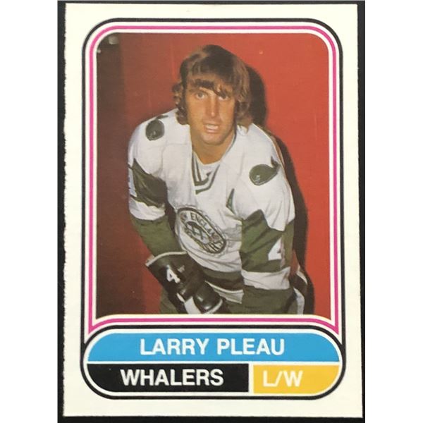 1975-76 O-PEE-CHEE WHA LARRY PLEAU ROOKIE CARD