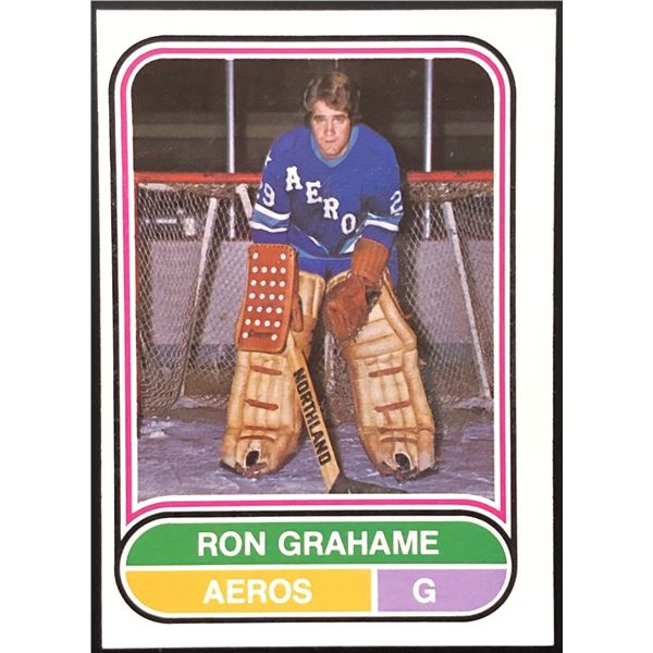 1975-76 O-PEE-CHEE WHA RON GRAHAME ROOKIE CARD