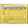 Image 2 : 1990 TOPPS MARK McGWIRE