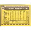 Image 2 : 1990 TOPPS RANDY JOHNSON (HOF)