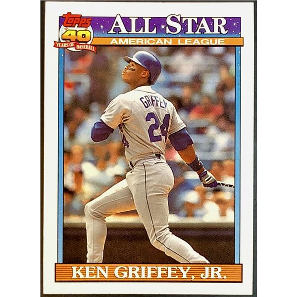1991 TOPPS KEN GRIFFEY JR. (HOF)