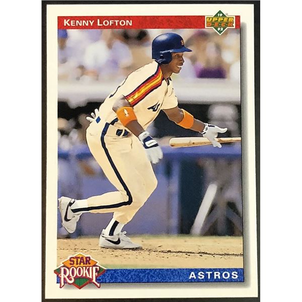 1992 UPPER DECK KENNY LOFTON (HOF) ROOKIE CARD