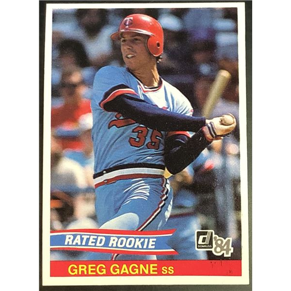 1984 DONRUSS GREG GAGNE ROOKIE CARD