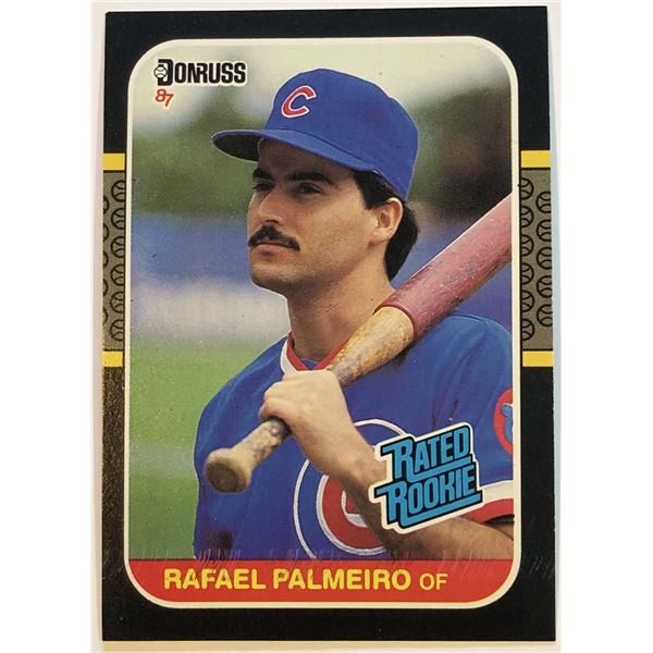 1987 DONRUSS RAFAEL PALMEIRO ROOKIE CARD