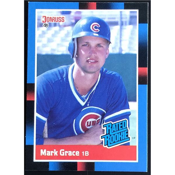 1988 DONRUSS MARK GRACE ROOKIE CARD