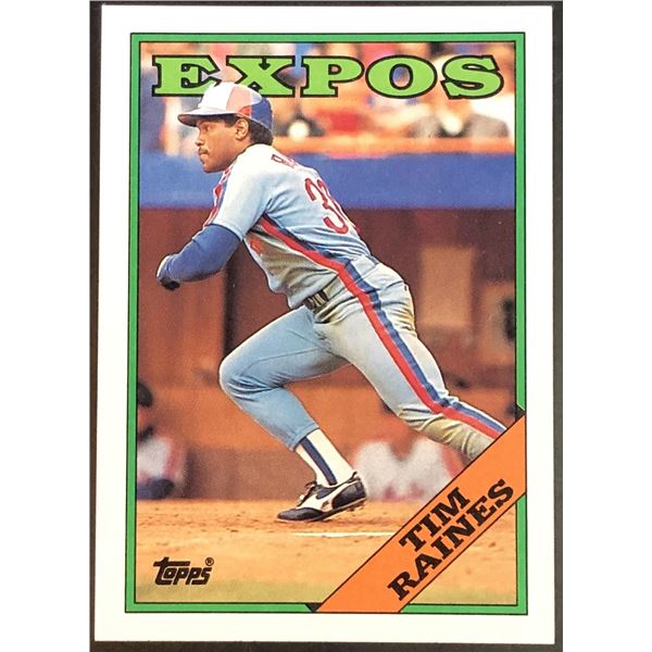 1988 TOPPS TIM RAINES (HOF)