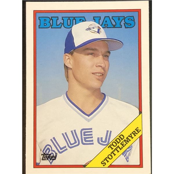 1988 TOPPS TRADED TODD STOTTLEMYRE ROOKIE CARD
