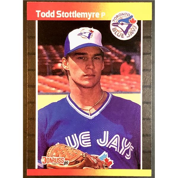 1989 DONRUSS TODD STOTTLEMYRE ROOKIE CARD