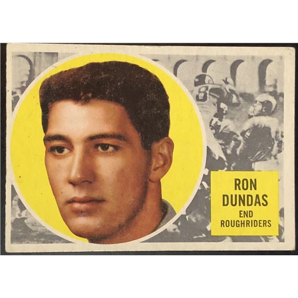 1960 O-PEE-CHEE RON DUNDAS ROOKIE CARD