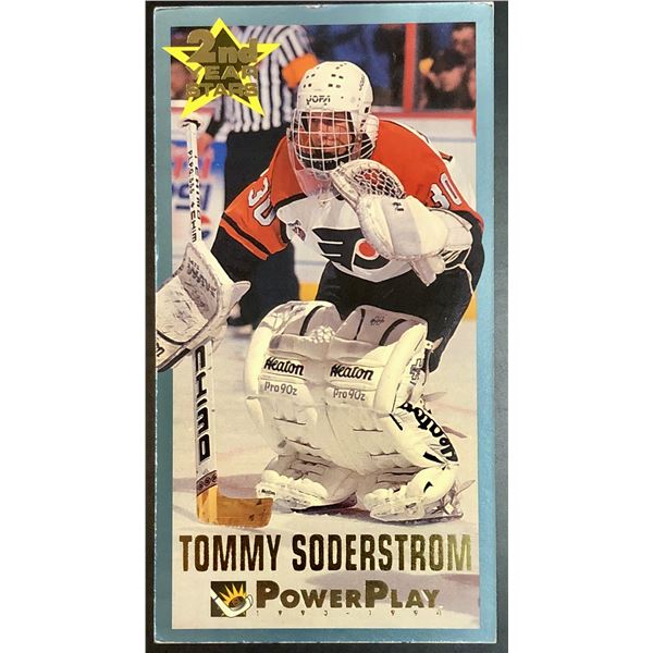 1993-94 FLEER POWERPLAY TOMMY SODERSTROM ROOKIE CARD