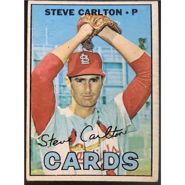 1967 O-PEE-CHEE STEVE CARLTON (HOF) ROOKIE CARD