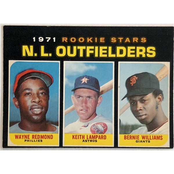 1971 O-PEE-CHEE HIGH NUMBER BERNIE WILLIAMS ROOKIE CARD