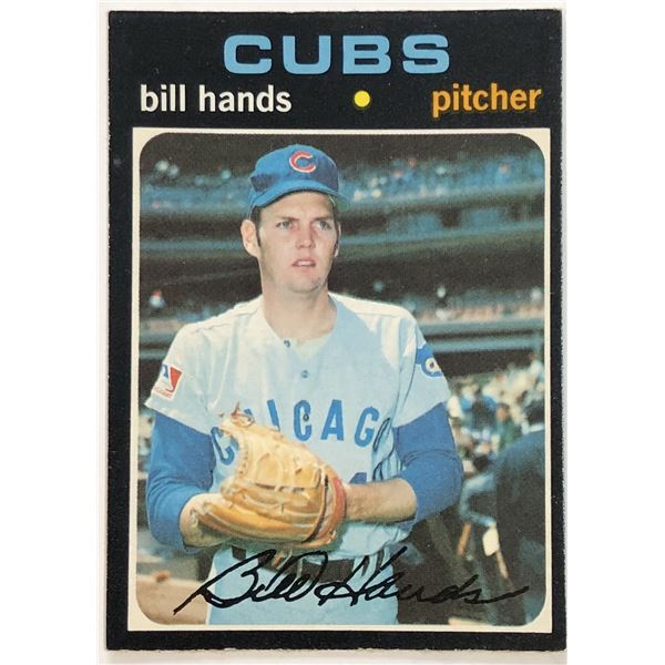 1971 O-PEE-CHEE HIGH NUMBER BILL HANDS