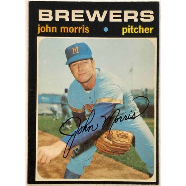 1971 O-PEE-CHEE HIGH NUMBER JOHN MORRIS