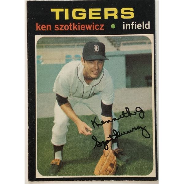 1971 O-PEE-CHEE HIGH NUMBER KEN SZOTKIEWICZ ROOKIE CARD