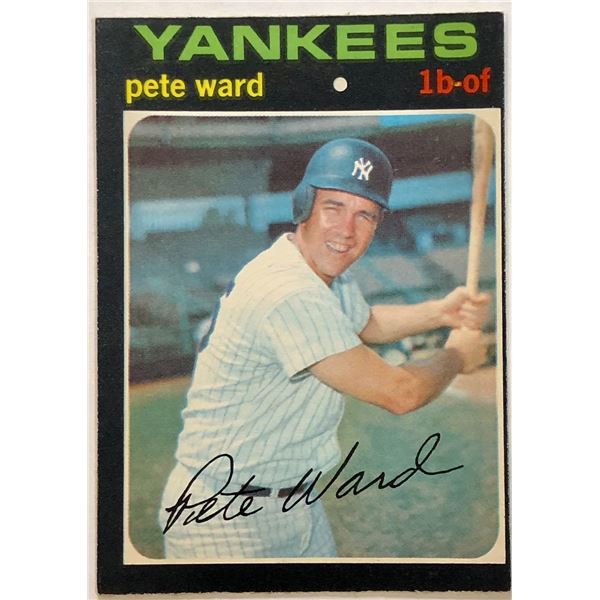 1971 O-PEE-CHEE HIGH NUMBER PETE WARD