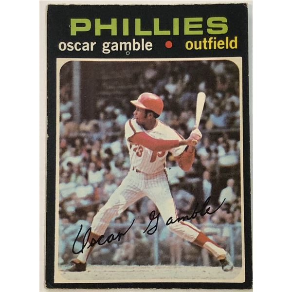 1971 O-PEE-CHEE OSCAR GAMBLE ROOKIE CARD