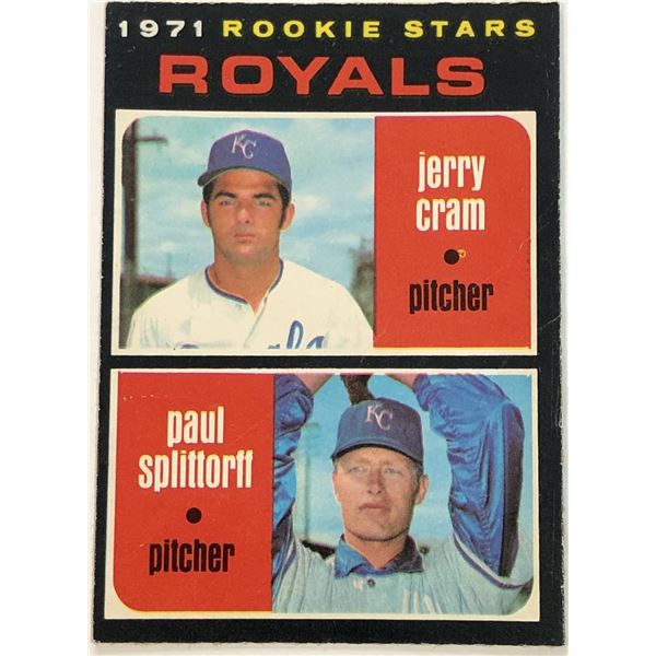 1971 O-PEE-CHEE PAUL SPLITTORFF ROOKIE CARD