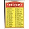Image 1 : 1972 O-PEE-CHEE 3rd SERIES CHECKLIST