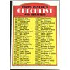 Image 1 : 1972 TOPPS 4th SERIES CHECKLIST