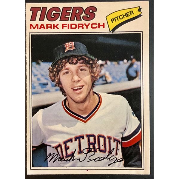 1977 O-PEE-CHEE MARK FIDRYCH ROOKIE CARD