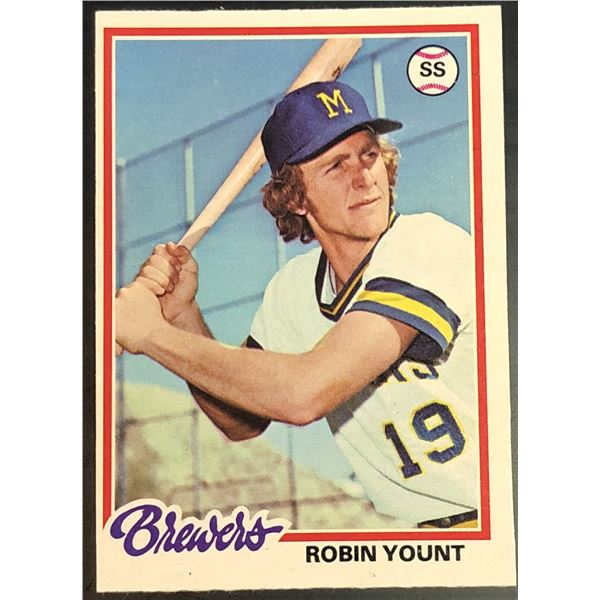 1978 O-PEE-CHEE ROBIN YOUNT (HOF)
