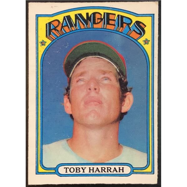 1972 O-PEE-CHEE TOBY HARRAH ROOKIE CARD