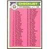 Image 1 : 1979 O-PEE-CHEE CHECKLIST