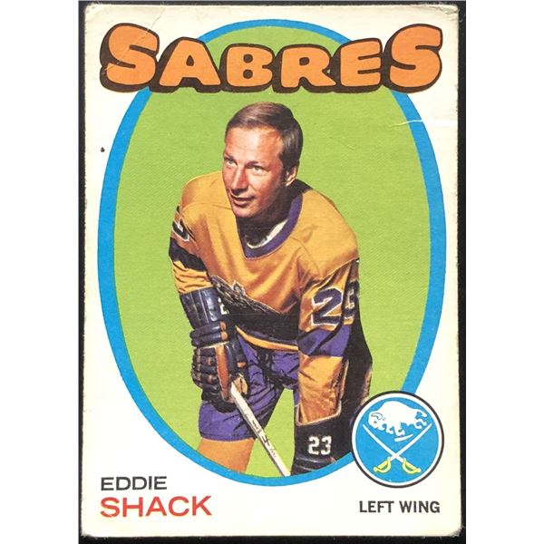 1971-72 O-PEE-CHEE EDDIE SHACK