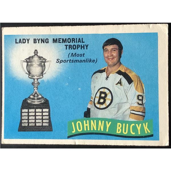 1971-72 O-PEE-CHEE JOHNNY BUCYK (HOF)