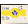 Image 1 : 1973-74 O-PEE-CHEE TORONTO MAPLE LEAFS - RING INSERT