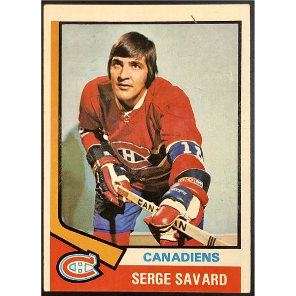 1974-75 TOPPS SERGE SAVARD (HOF)