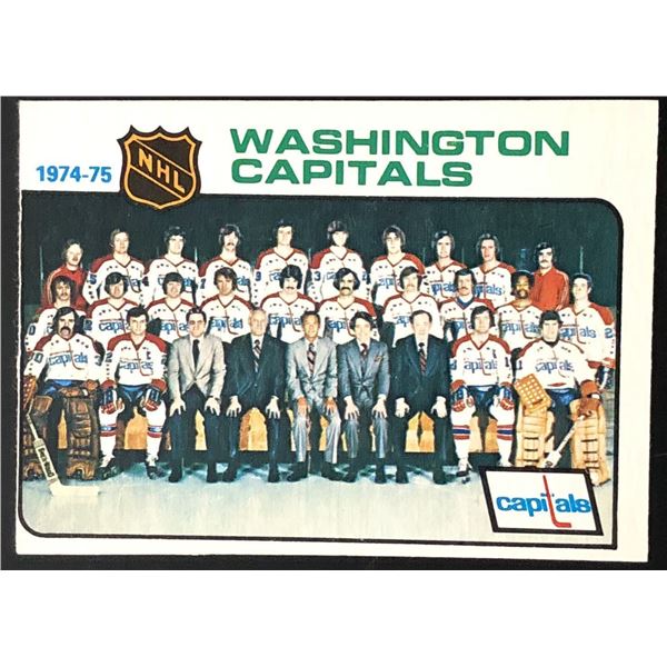 1975-76 O-PEE-CHEE WASHINGTON CAPITALS