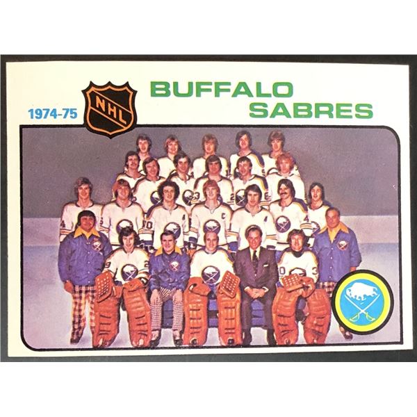 1975-76 TOPPS BUFFALO SABRES