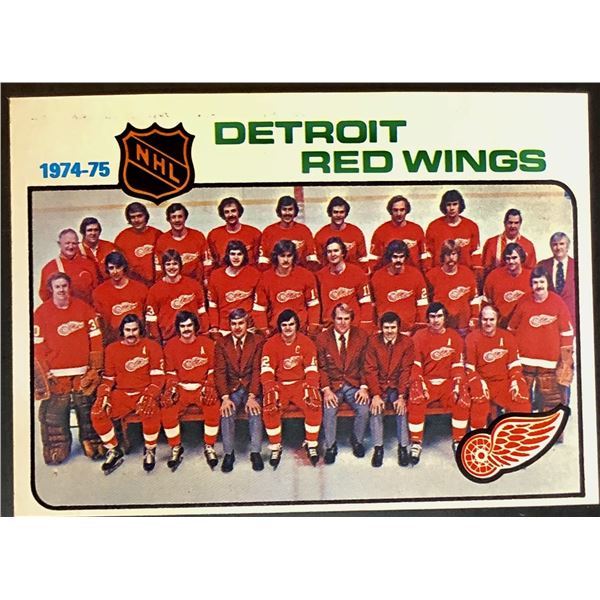 1975-76 TOPPS DETROIT RED WINGS