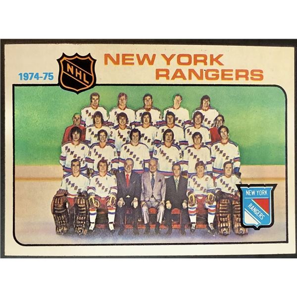 1975-76 TOPPS NEW YORK RANGERS