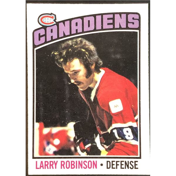 1976-77 O-PEE-CHEE LARRY ROBINSON (HOF)