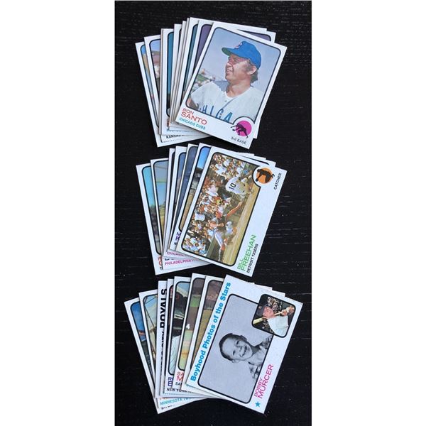 1973 TOPPS MLB COLLECTION - 25 CARDS