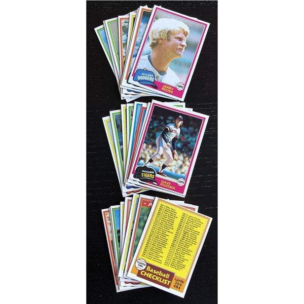 1981 TOPPS MLB COLLECTION - 25 CARDS