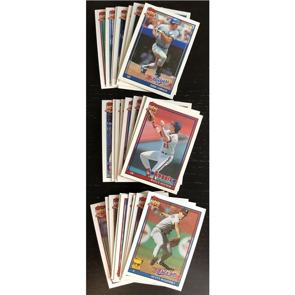 1991 TOPPS MLB COLLECTION - 25 CARDS