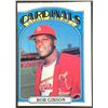 Image 1 : 1972 O-PEE-CHEE BOB GIBSON (HOF)