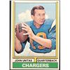 Image 1 : 1974 TOPPS JOHNNY UNITAS (HOF)