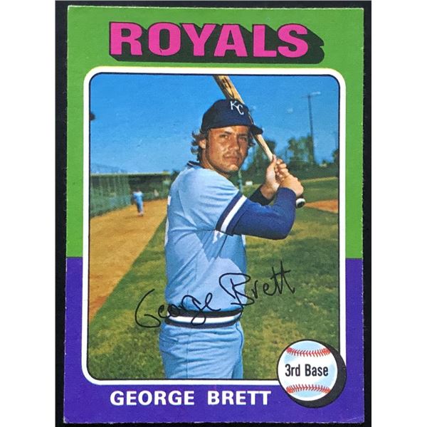 1975 O-PEE-CHEE GEORGE BRETT (HOF) ROOKIE CARD