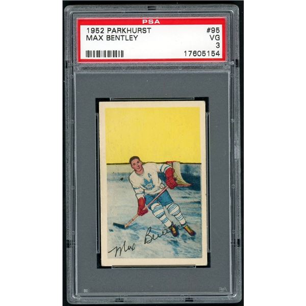 1952-53 Parkhurst #95 Max Bentley (PSA 3)