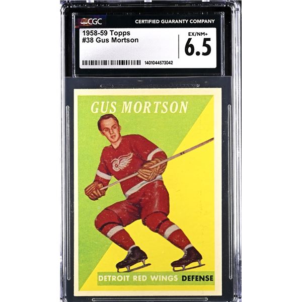 1958-59 Topps #38 Gus Mortson (CGC 6.5)