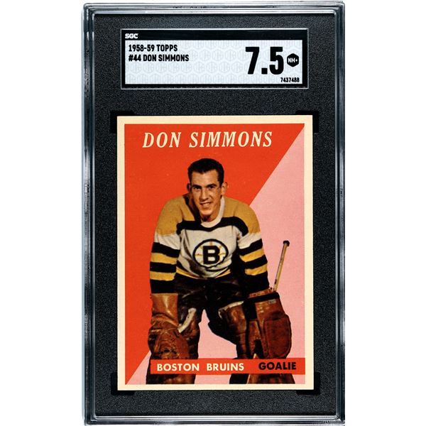 1958-59 Topps #44 Don Simmons (SGC 7.5)